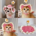thumbnail image 6 of FeiFu Hand-Woven Pet Hat Headwears Cute Knitted Cap for Cats Dogs Fashion Pet Accessory for Daily Wear Holiday Party Decoration, 6 of 6