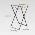 thumbnail image 2 of Hovmgk Foldable Garbage Rack, Portable Trash Bag Stand for Camping & Yard Work, Lightweight & Durable Metal Frame, Space-Saving Design for Easy Disposal & Organization, Ideal for Outdoor & Home Use, 2 of 3