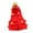 Rouge m, variante sur Tenue de Père Noël pour Chat Chandail à Capuchon Arbre de Noël Cape avec Chapeau de Père Noël Costume de Noël Rouge m