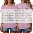 thumbnail image 4 of Frostluinai Christmas Cats Shirts for Women Crew Neck Short Sleeve Funny Xmas Party Tee Shirt Daily Walking Casual Tops S-3XL, 4 of 6
