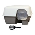 thumbnail image 3 of Caja de arena para gatos jinwen cerrada con pala gris, 3 of 8