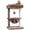 Leopard Print-Top Perch with Basket, variant on Small Cat Tree For Indoor Cats Leopard Print Tower Kitties Condo Furniture With Hammock & Sisal Posts