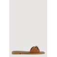 thumbnail image 2 of Women's Bow Band Metallic Detail Slide Sandals, 2 of 3
