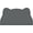 Charcoal Gray, variant on Cat Food Mat, Silicone Non Slip Dog Bowl Mat Waterproof Cat Feeding Mat Stop Food Spills and Water Messes Out to Floor Pet Food Mat (Periwinkle Blue, 20" x 12")