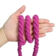 thumbnail image 4 of Uxcell 1/2"x16' Natural Twisted Cotton Rope 3 Strand Soft Craft Rope with Drawstring Bag Rose Red 2 Pack, 4 of 6