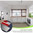 thumbnail image 5 of Stainless Steel Toe Kick Cover, MODANU 6.5ft x 3.9 inch Baseboard Plate, Self Adhesive Kickplate for Bottom of Door, Kitchen Island, Cabinet, Cupboard (Silver), 5 of 7
