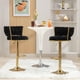 thumbnail image 3 of Juego de taburetes de bar VECELO con altura ajustable de 4 pulgadas, color negro, 3 of 7