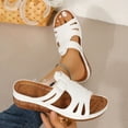 thumbnail image 3 of WIZUTIZ Shower Slippers for Women Soft Trendy Lightweight Womens House Shoes Summer Slide Sandals Wedge Sandals Sandals Beach Sandals Indoor Non-Slip Slippers Mom Birthday Gifts, 3 of 6