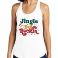 thumbnail image 2 of Jingle Bell Rockin' Tank Top Fitted Racerback Women's 2X-Large Heather Grey, 2 of 5