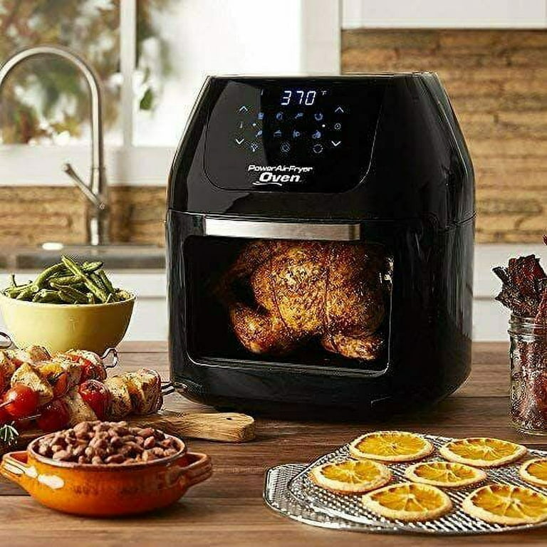Simple Deluxe Air Fryer Oven, Toaster Oven Air Fryer Combo, Family Size Air Fryer Oven, 6 Accessories Included