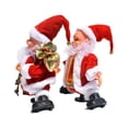 thumbnail image 3 of Billuyoard Juguete Musical eléctrico de Papá Noel para Navidad, giratorio, portátil, para cafetería, restaurante, decoración decorativa, Kits de decoración para fiestas sin bolsa, 3 of 6