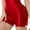 Red, variant on iEFiEL Womens Glossy Booty Shorts Smooth Yoga Workout Leggings Sportswear