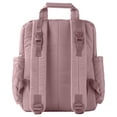 thumbnail image 3 of Skip Hop Forma Quilted Diaper Backpack in Mauve Mist with Insulated Bottle Cubes, 3 of 10