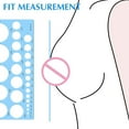 thumbnail image 2 of VIEGINE Nipple Ruler Nipple Measuring Card Breast Pump Flange Circle Ruler Sizing Tool Efficient Breast Feeding Supplies 27Size, 2 of 9
