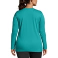 thumbnail image 6 of Just My Size Active Long Sleeve Cool Dri V-Neck Tee, 6 of 6