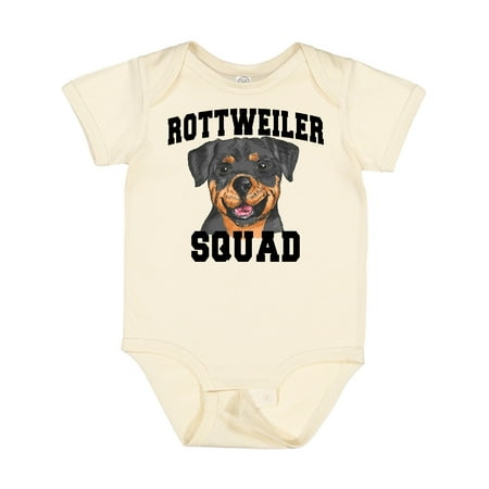 

Inktastic Dog Rottweiler Squad Gift Baby Boy or Baby Girl Bodysuit