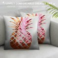thumbnail image 3 of JEUXUS  Marble Pineapple Throw Pillow Covers Pillow Cover with Zipper Throw Pillow Cases Double Sided Plush Pillow Covers Decorative Throw Pillows Covers for Couch Living Room Bedroom, 3 of 5