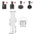 thumbnail image 4 of Extensor de perilla de cambio de 3 ", aleación de aluminio, palanca de cambios de coche, extensión de palanca de cambios M10x1.25, apto para Nissan y Mazda, paquete de 1, 4 of 7