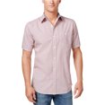 thumbnail image 1 of Camisa abotonada resistente a la intemperie para hombre Diamonds In The Rough, roja, pequeña, 1 of 1