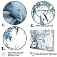 thumbnail image 3 of Designart "Serenity With Chinese Influence In Blue Bamboo" Bamboo Picture Framed Canvas Prints, 3 of 5