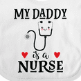 thumbnail image 4 of Inktastic Daddy is a Nurse Baby Boys or Girls Baby Bib, 4 of 4