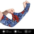 thumbnail image 3 of Bingfone Farmers Gardening Sleeves Sun Protection Arm Cooling Sleeves For Women Men With Thumb Hole - Abstract Colorful Butterflies, 3 of 8