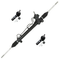 Detroit Axle - Steering Rack & Pinion Kit for 1998-2003 Toyota Sienna, Power Steering Rack and Pinion Assembly Outer Tie Rods Replacement