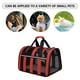 thumbnail image 5 of Pet Cat Carrier Bolso al aire libre Bolsa plegable para mascotas Bolsa de viaje para mascotas (Rojo S) Likrtyny Libre de BPA, 5 of 9