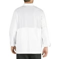thumbnail image 3 of Chef Code Cool Breeze Chef Coat with Long-Sleeves and Mesh Vent Inlay, White, L, 3 of 6