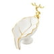 thumbnail image 3 of Jabonera de cerámica con autodrenaje, soporte para esponja, jabonera con forma de hoja Blanco, 3 of 9