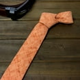 thumbnail image 2 of Spring Notion Men's Mottled Linen Skinny Necktie, 2 of 4