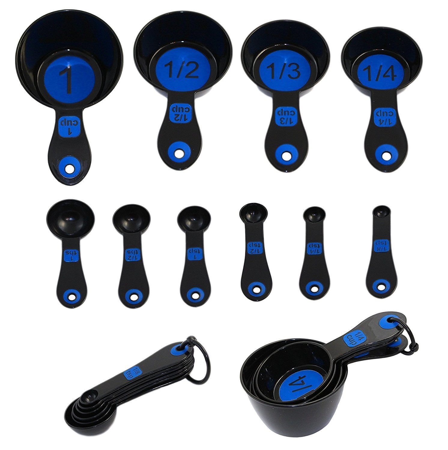4-Piece Stainless Steel Measuring Spoons Set - USA Seller, Free Shipping In US