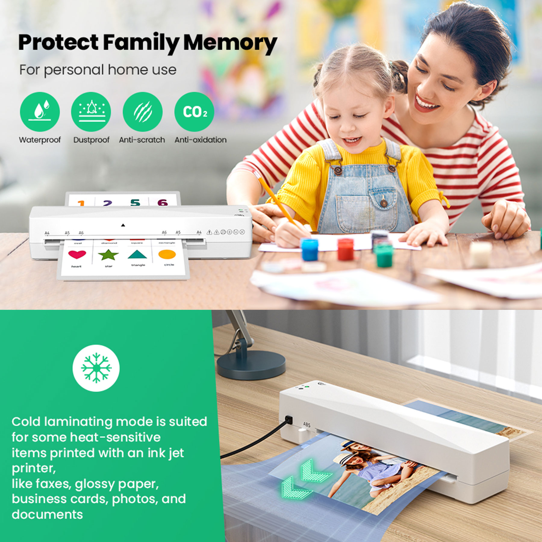 Crenova 9" Thermal Laminator with Hot & Cold Modes photo 8