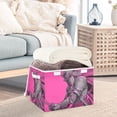 thumbnail image 5 of Foldable Fabric Storage Bin With Handle Collapsible Basket Box Storage With Lid Organizer The Soidler, 5 of 7