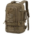 thumbnail image 1 of Sac à Dos Tactique pour Hommes 28L Sac de Jour pour Randonnée Militaire Pêche Sports Randonnée Polyester 600D Kaki, 1 of 6