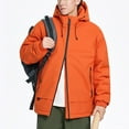 thumbnail image 6 of YueHuiYing Mens Lightweight Windbreaker Full Zip Casual Work Jacket Golf Business Fall Track Coat with Pockets, 6 of 6