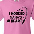 thumbnail image 4 of Inktastic I Hooked Nana's Heart with Fishing Rod Youth T-Shirt, 4 of 5
