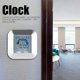 thumbnail image 4 of Reloj, termómetro, higrómetro con pantalla táctil LCD para interiores, clima eléctrico con retroiluminación digital (3,3 x 3,3 pulgadas), 4 of 5