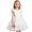 R186/White, variant on Vividxx Dress For Girls Elegant Girls Party Dress With Puffed Sleeves And Skirt For And Performance Wear Toddler To Kids Formal Attire 4-5 Years