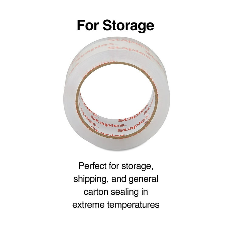 Staples® Roll-On Permanent Glue Tape, 1/3 x 393, 2/Pack (14993