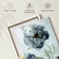 thumbnail image 6 of Elephant Stock Morning Peony Wall Art - Vertical Canvas Wall Art - Living Room Wall Decor - Abstract Canvas - Purple And Blue Decor By Carol Robinson - 27" x 54", 6 of 8