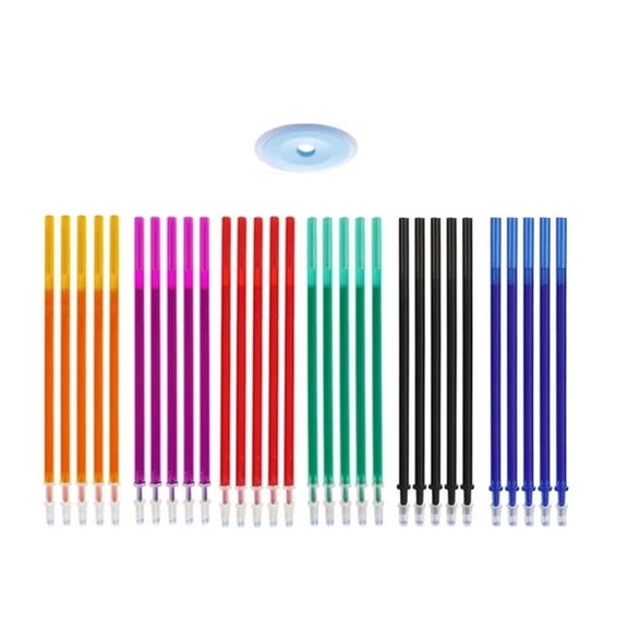 30/45Pcs Erasable Gel Refills For Office Supplies 0.5mm Pen Point Colored Gel Pen Refills for Writing Note Taking