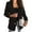 Black, variant on Aloohaidyvio Blazers for Women Fall Winter Women's Casual Blazer Jackets Long Sleeve Open Front Button Work Office Suit Jacket with Pockets