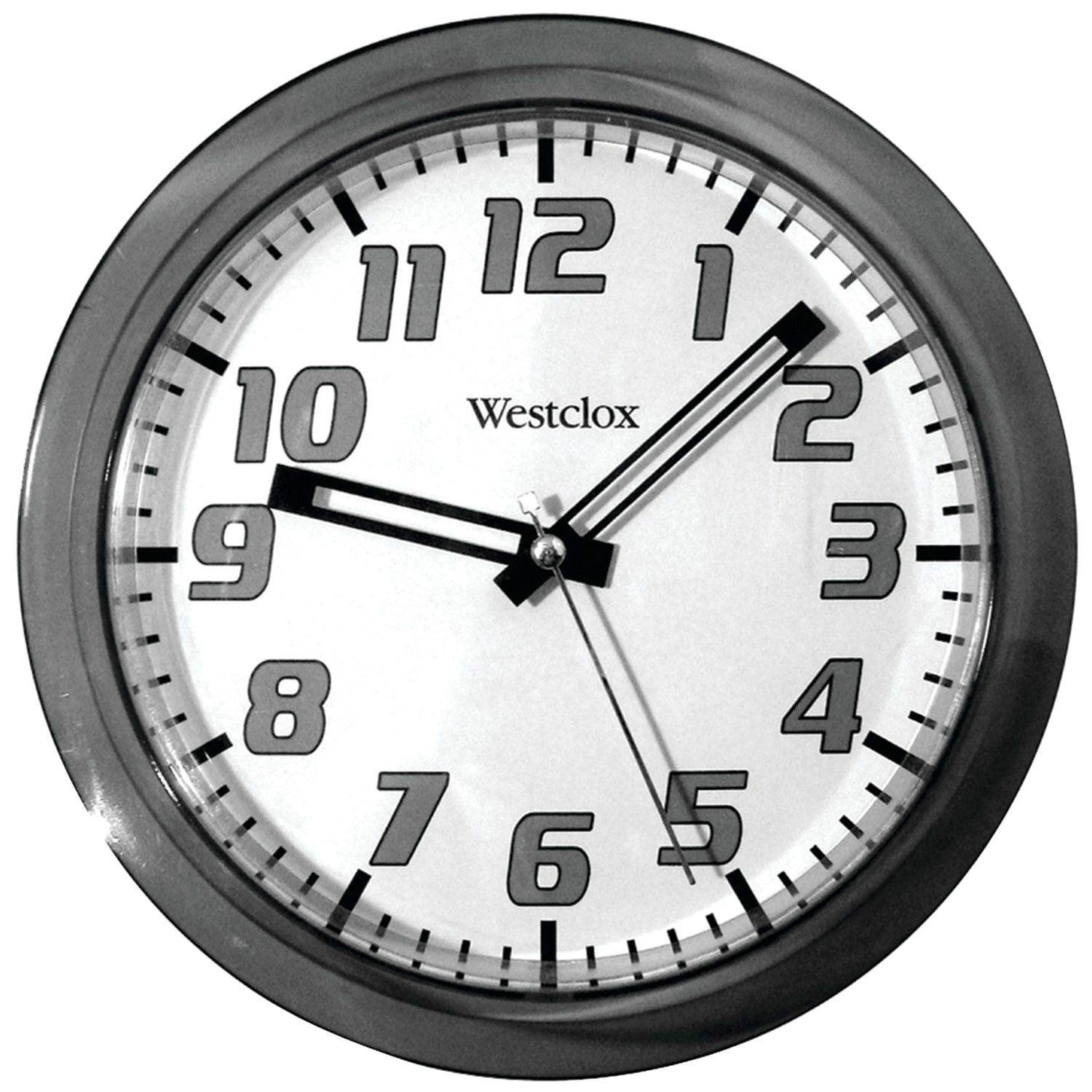Westclox 32004BK 7.75" Translucent Wall Clock (black)