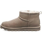 BEARPAW Shorty Boots for Women Sheepskin Wool Blend Lined Waterproof Cushioned Footbed Lightweight Rubber Sole Winter Boots