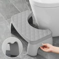 thumbnail image 1 of Feltree Squatting Toilet Stool Foldable and Stackable for Improved Posture, Fits All Toilets, Bathroom Step Stool with Non-Slip Feet, Space Saving Design for Home Use, 1 of 7