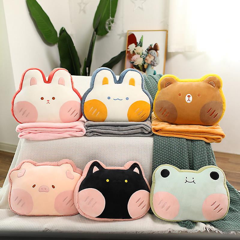 Stuffed animal and blanket set sale