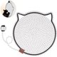 thumbnail image 1 of Alfombrilla rascadora para gatos, cuerda de algodón natural, almohadilla para rascar gatos, redonda, horizontal, de 15,7 pulgadas, para gatos de interior, protector de muebles para pared, sofá, alfomb, 1 of 3