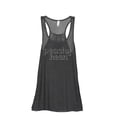 thumbnail image 1 of Peachy Keen Women's Fashion Sleeveless Flowy Racerback Tank Top Charcoal Grey Large, 1 of 5