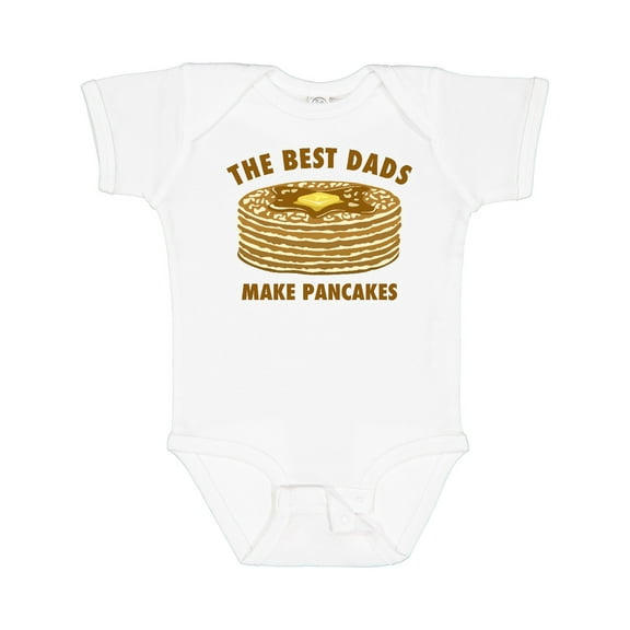 Inktastic Best Dads Make Pancakes Boys or Girls Baby Bodysuit